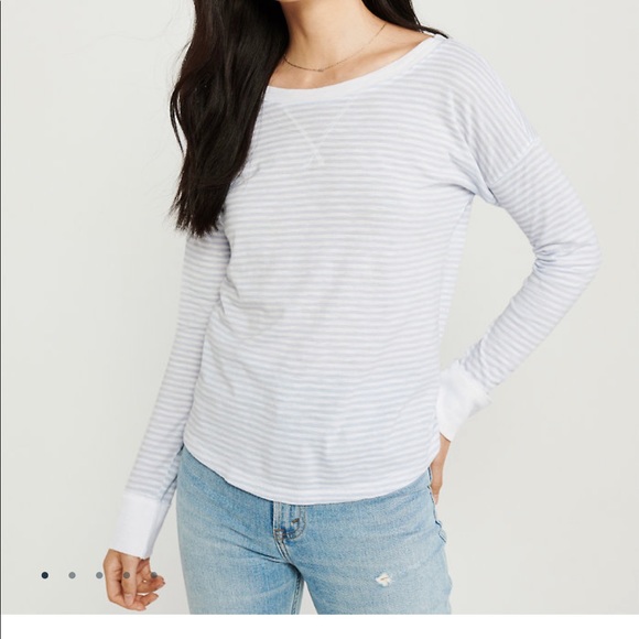 ‼️NEW & CHEAP Abercrombie and Fitch Striped Shirt - Picture 1 of 5